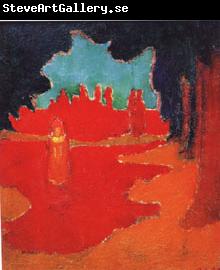 Maurice Denis Spots of Sunlight on the Terrace